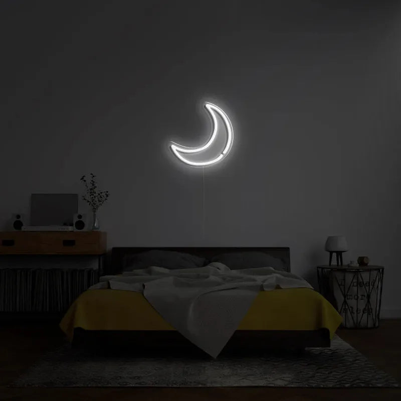 Moon Neon Sign