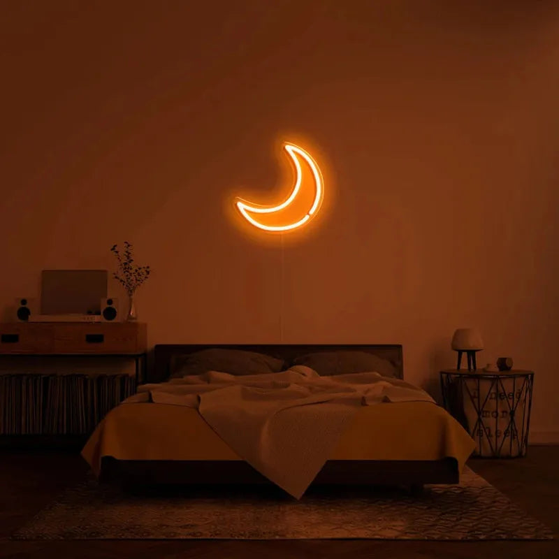 Moon Neon Sign