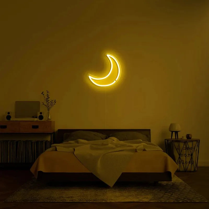 Moon Neon Sign