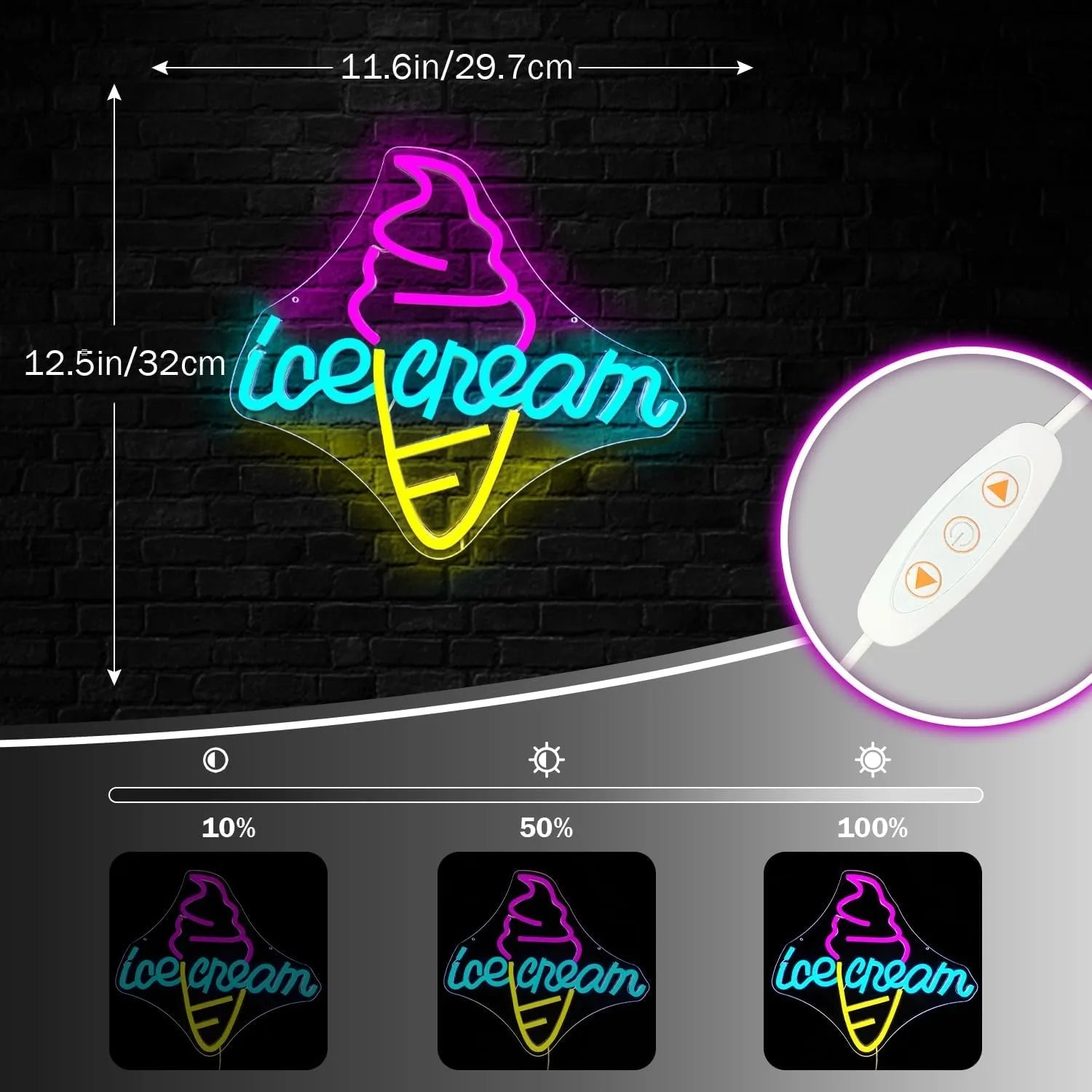 Ice cream Neon signs