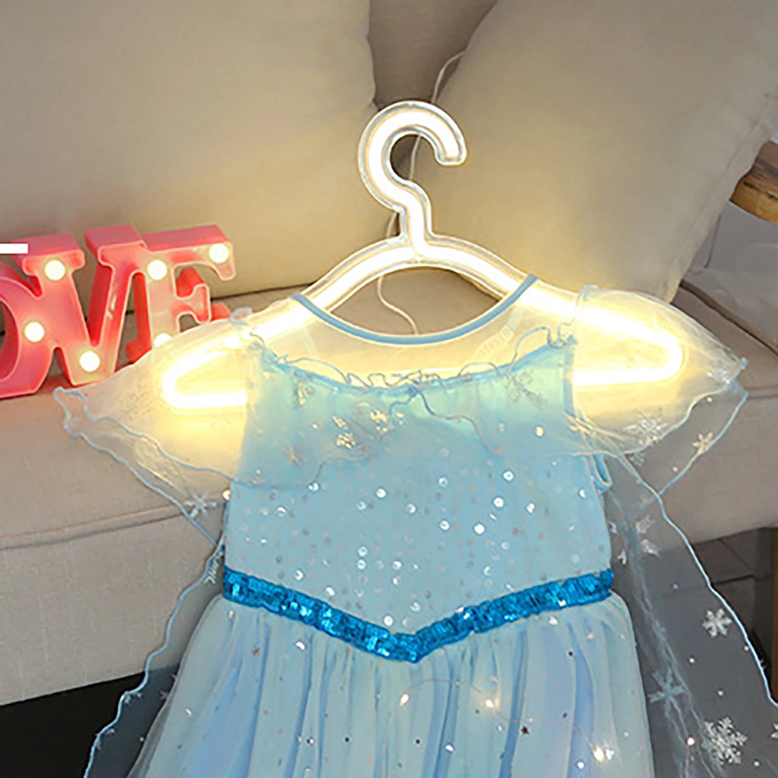 Neon Sign Clothes Hanger