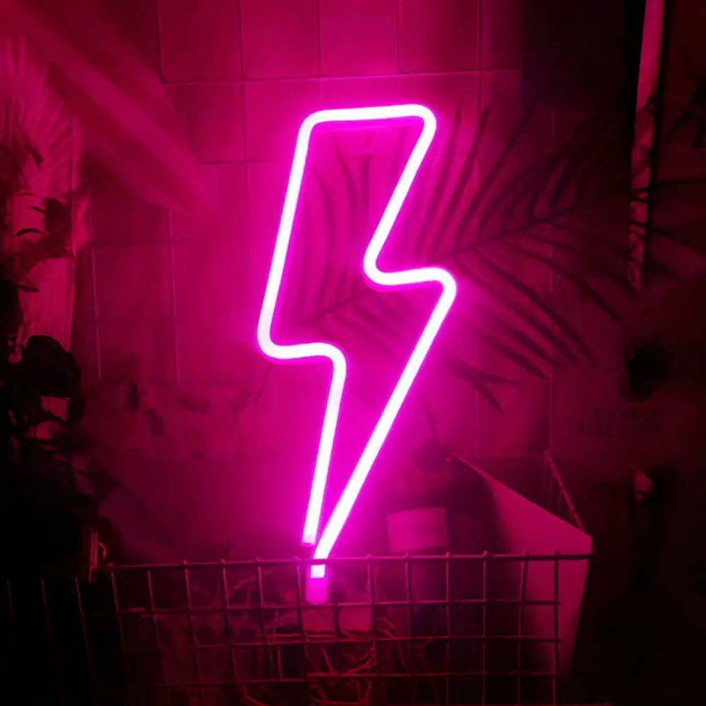 Lightning Shape Neon Sign