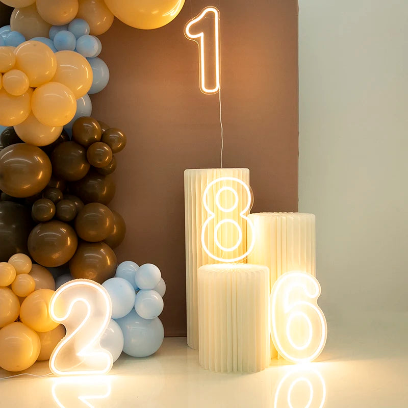 Numbers Neon Sign