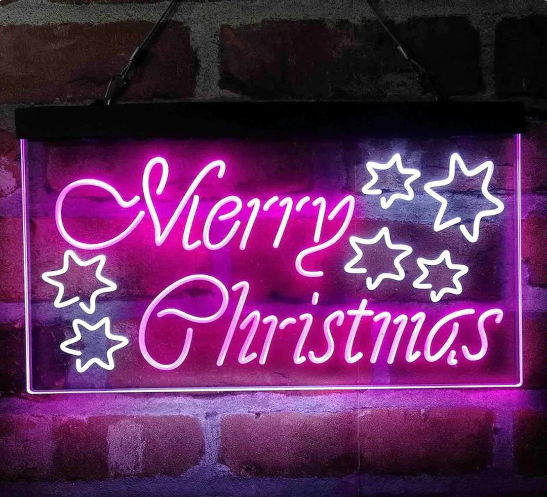 Merry Christmas Neon Sign