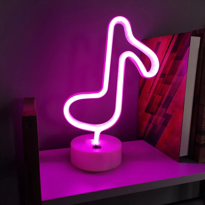 Neon Sign Lights with Base