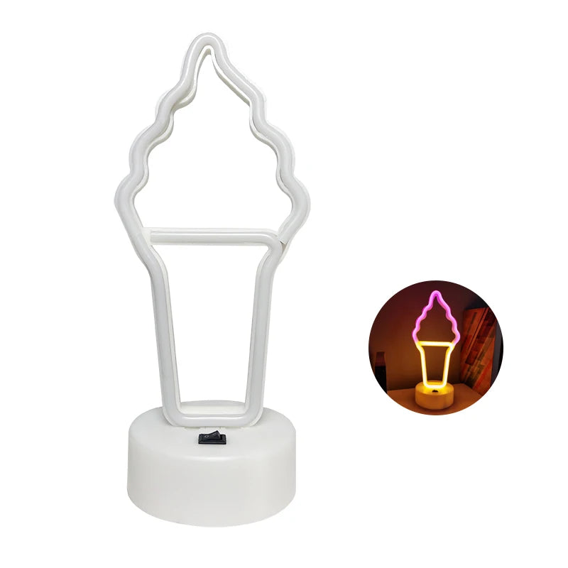 Neon Sign Lights with Base