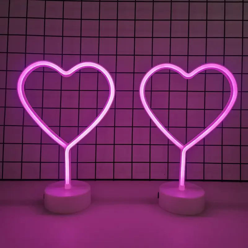 Heart-Shaped Neon Sign