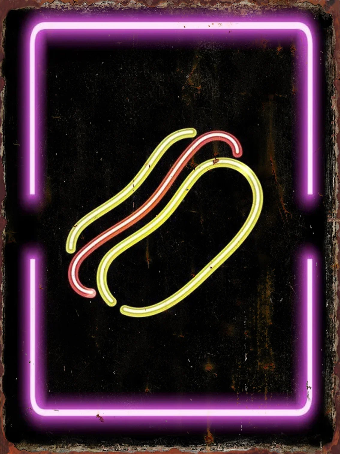 Neon Food Popcorn Neon Food Sign