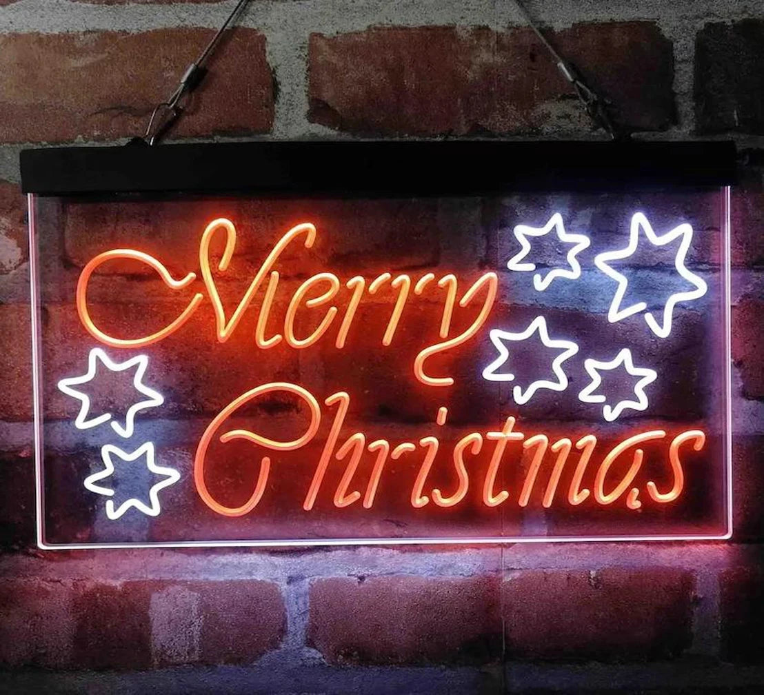 Merry Christmas Neon Sign