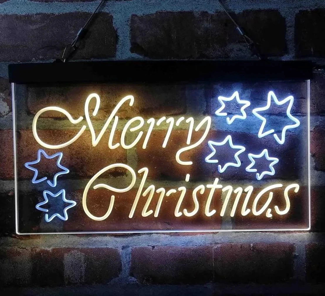 Merry Christmas Neon Sign