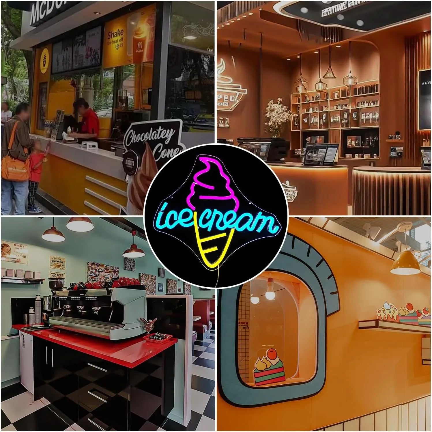 Ice cream Neon signs