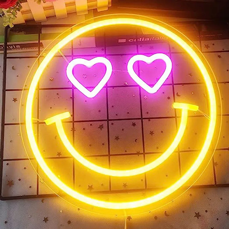 Neon light with adjustable light