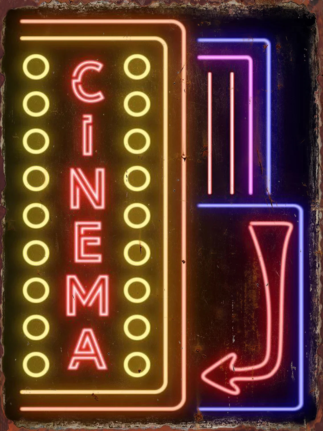 Neon Food Popcorn Neon Food Sign