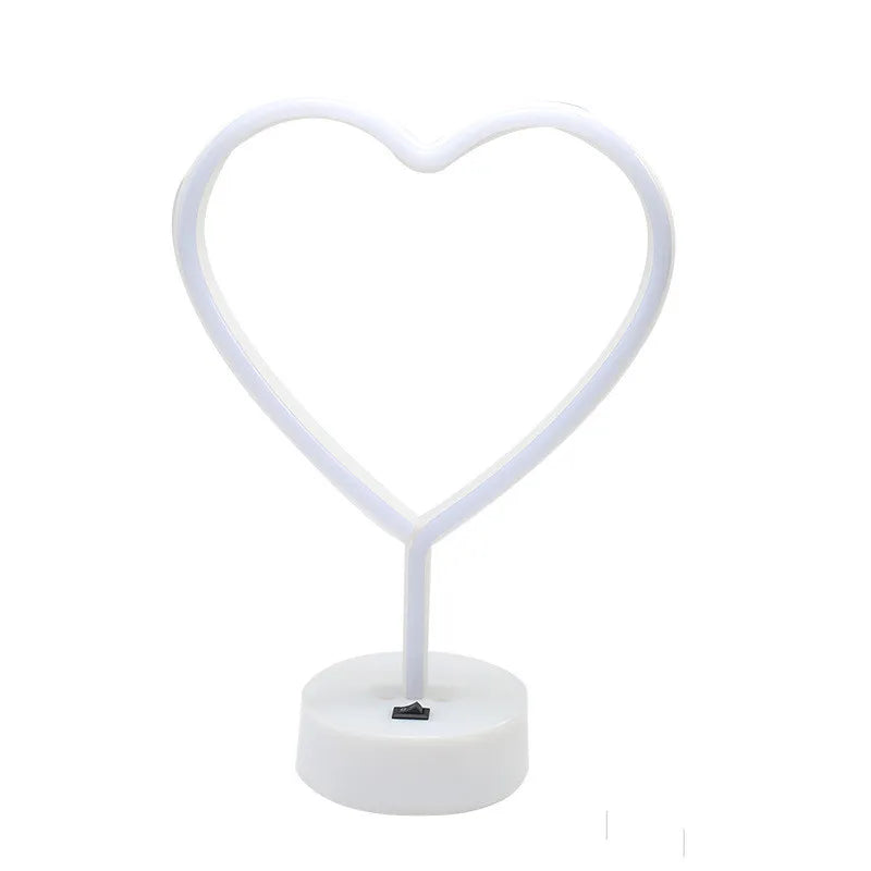 Heart-Shaped Neon Sign