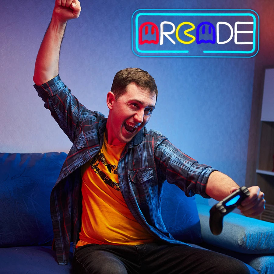 Neon Sign Of Arcade
