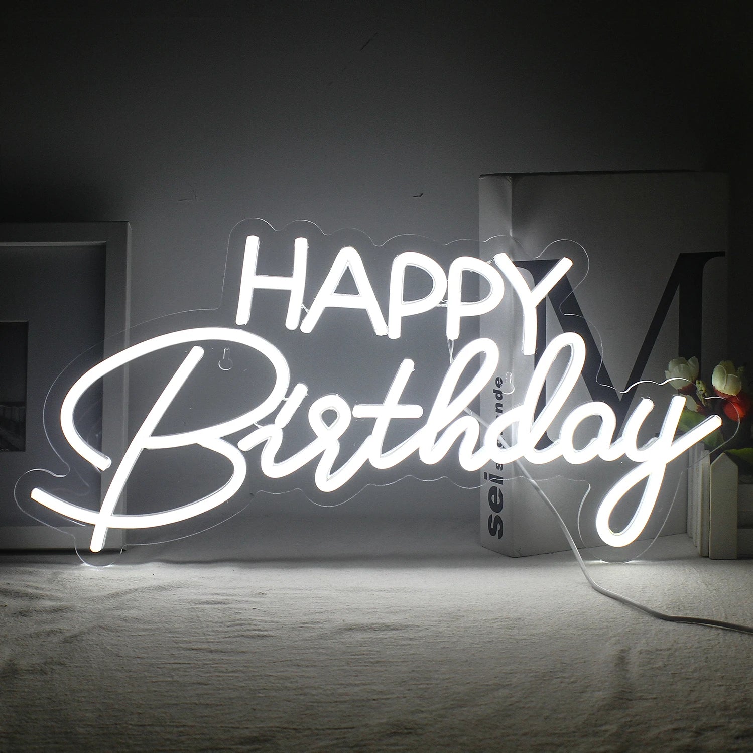 Happy Birthday Neon Sign