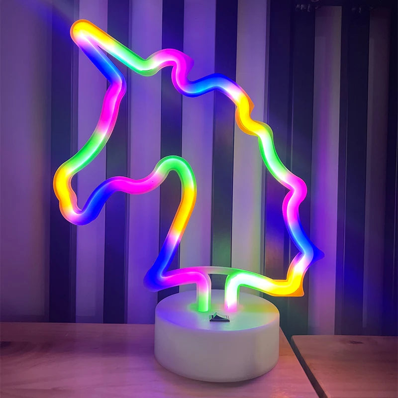 Neon Sign Lights with Base