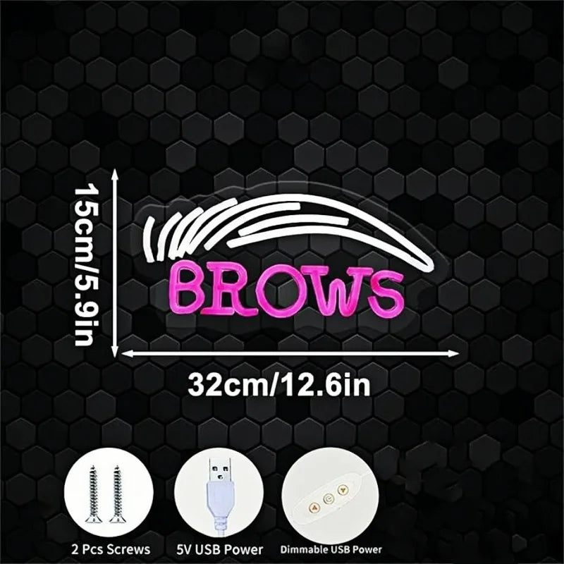 Brows Neon Signs
