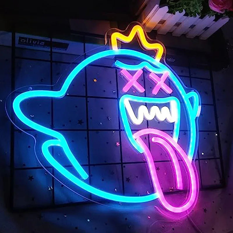 Neon light with adjustable light