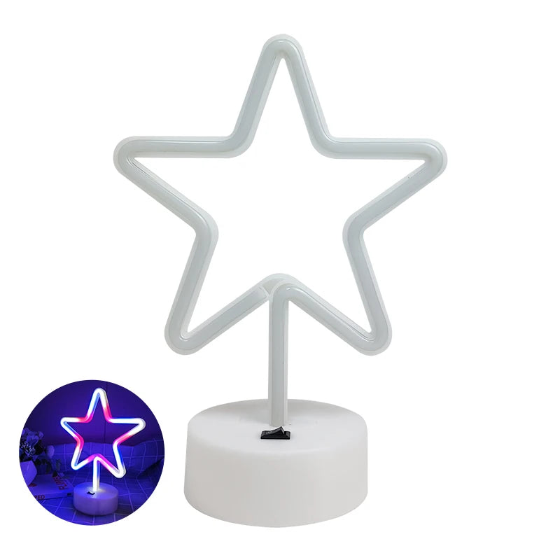Neon Sign Lights with Base