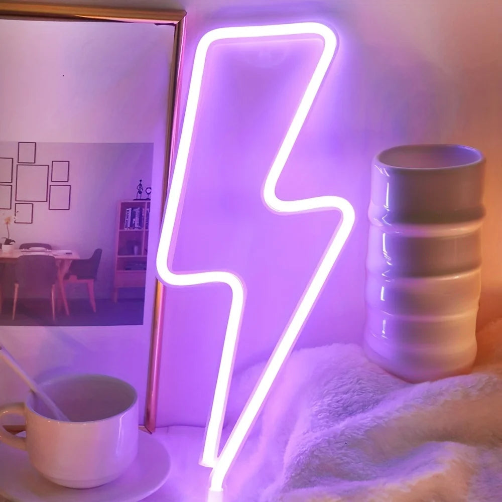 Lightning Shape Neon Sign