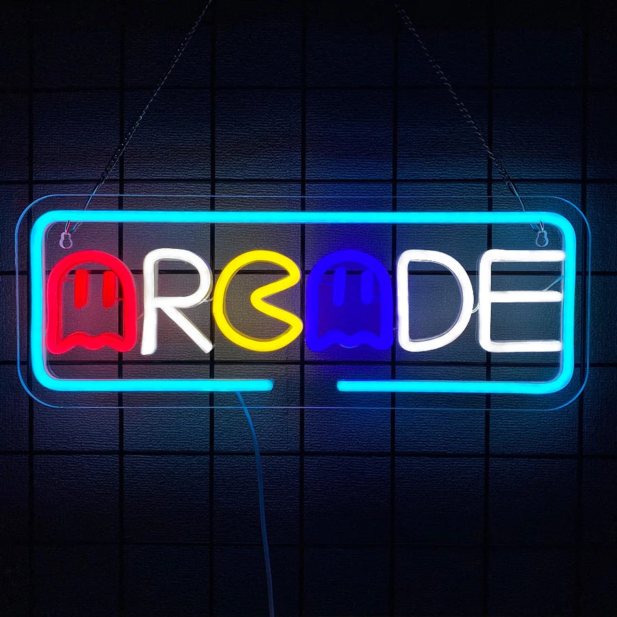 Neon Sign Of Arcade