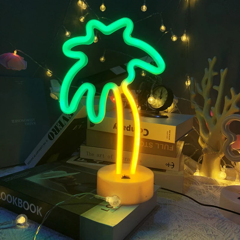 Neon Sign Lights with Base