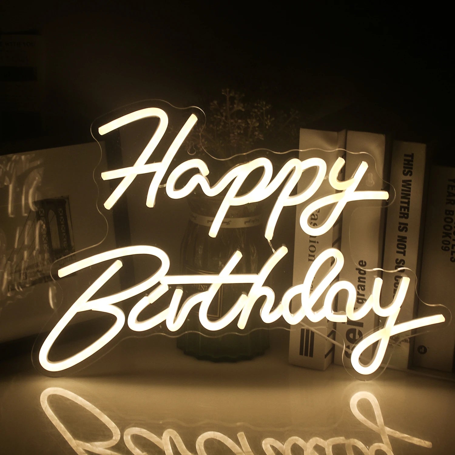 Happy Birthday Neon Sign