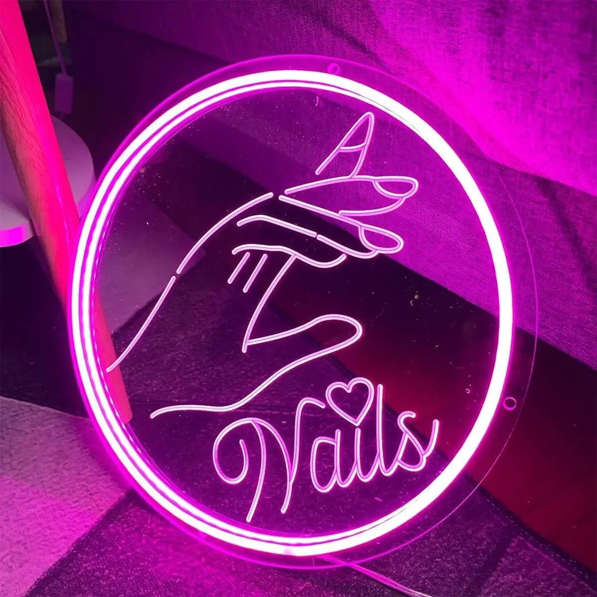 Nails Neon Sign Wall Decor