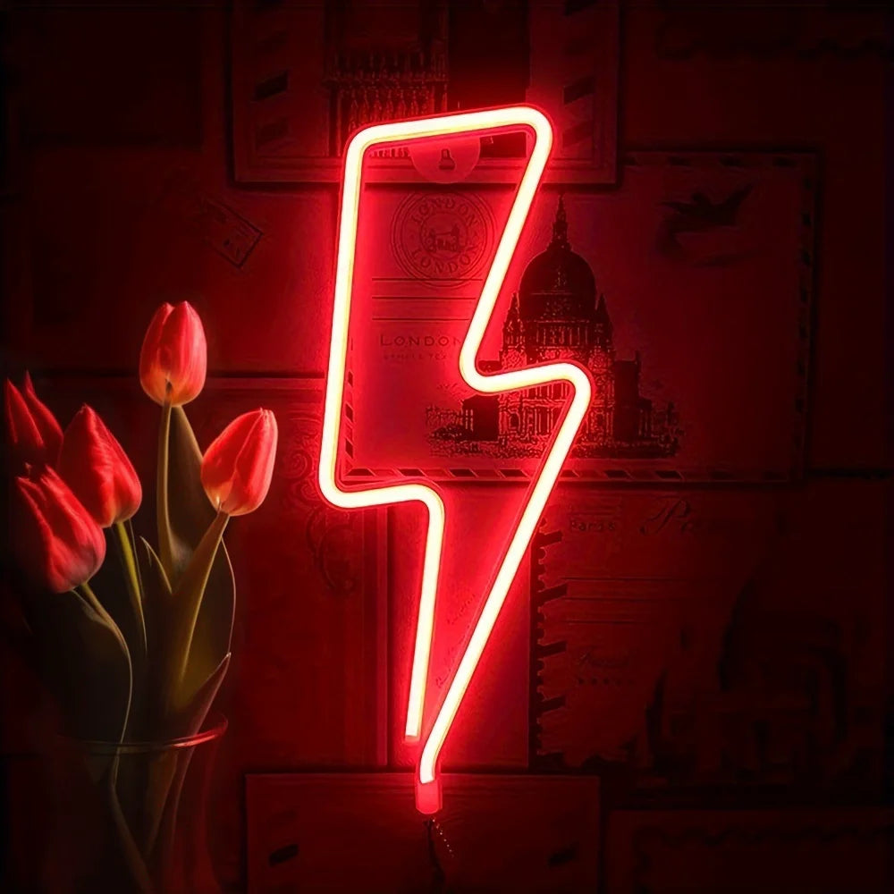 Lightning Shape Neon Sign
