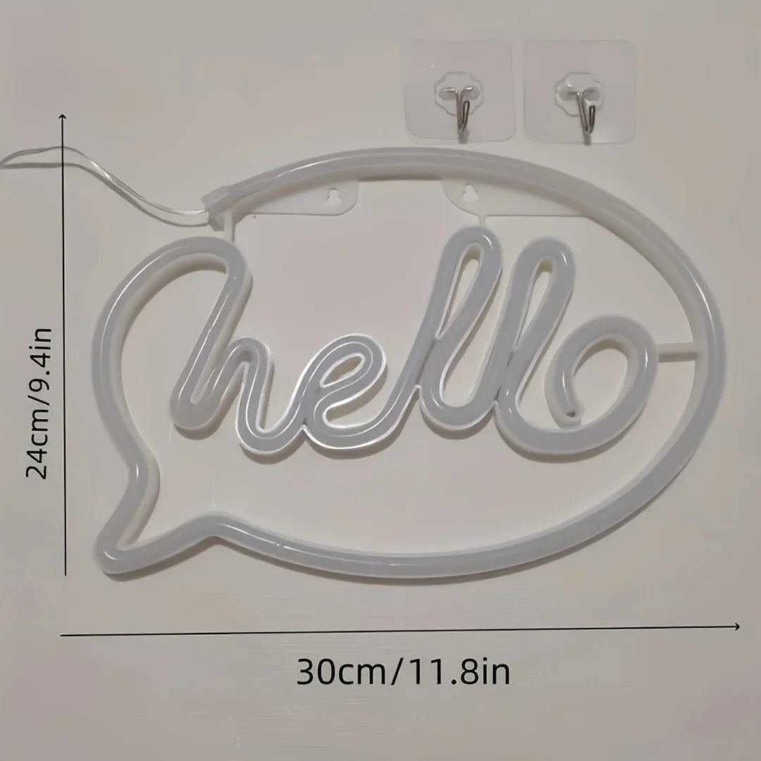 Hello Signature Neon Sign