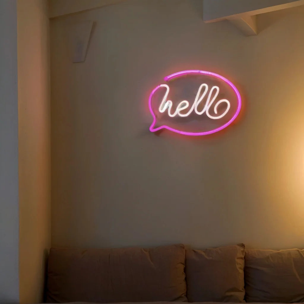 Hello Signature Neon Sign