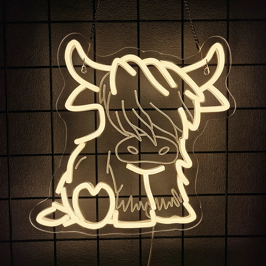 Neon Sign With Animal Theme