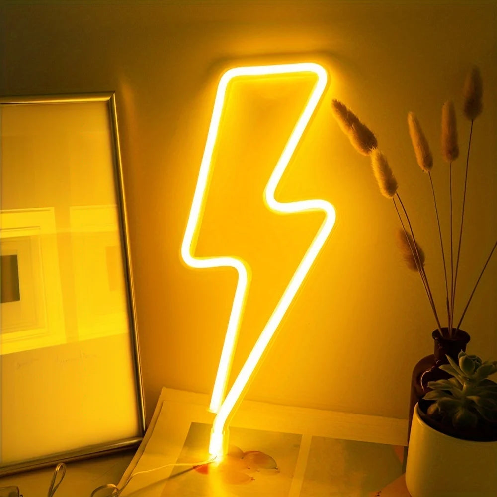 Lightning Shape Neon Sign