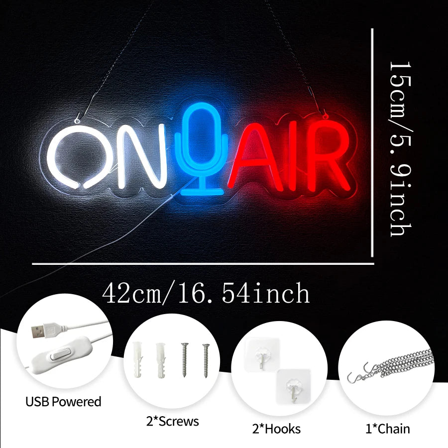 ON AIR Neon Sign