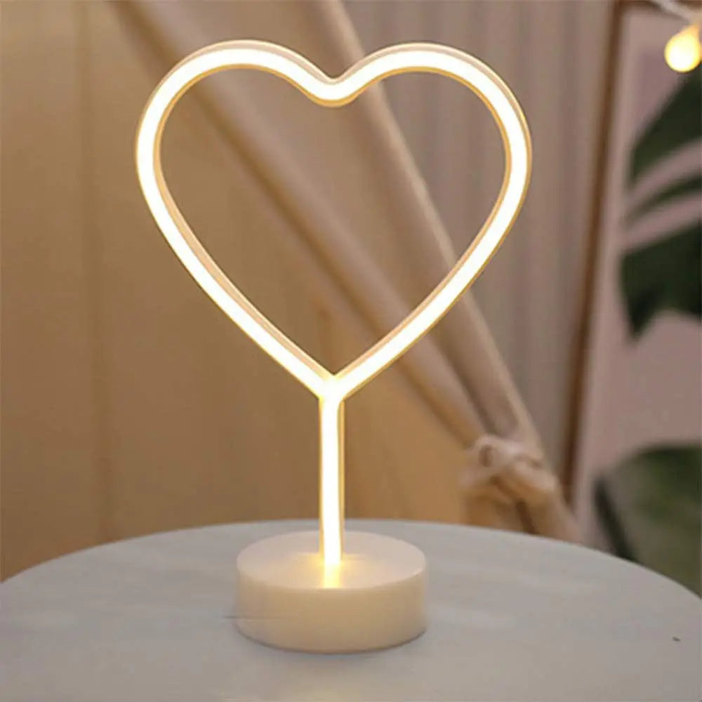 Heart-Shaped Neon Sign